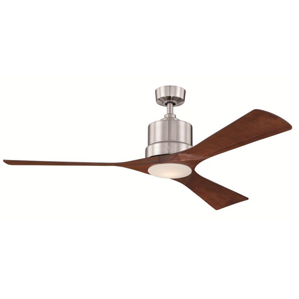 Ge 20338 Phantom 54 In Brushed Nickel Indoor Led Ceiling Fan 3 Of 4 Ge 20338 Phantom 54 In Brushed Nickel Indoor Led Ceiling Fan