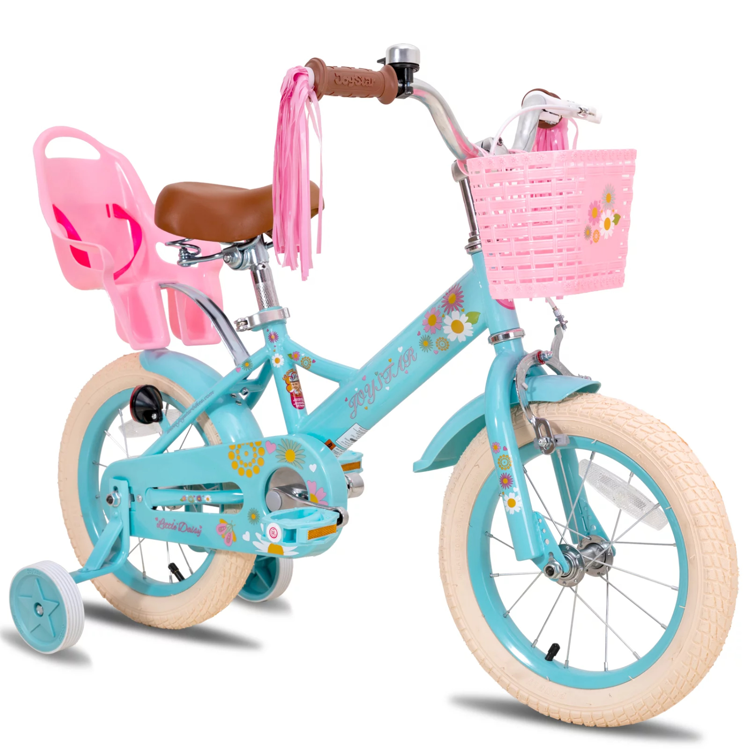 JOYSTAR Little Daisy 14" Kids Bike for 3 4 5 Years Girls, Bl