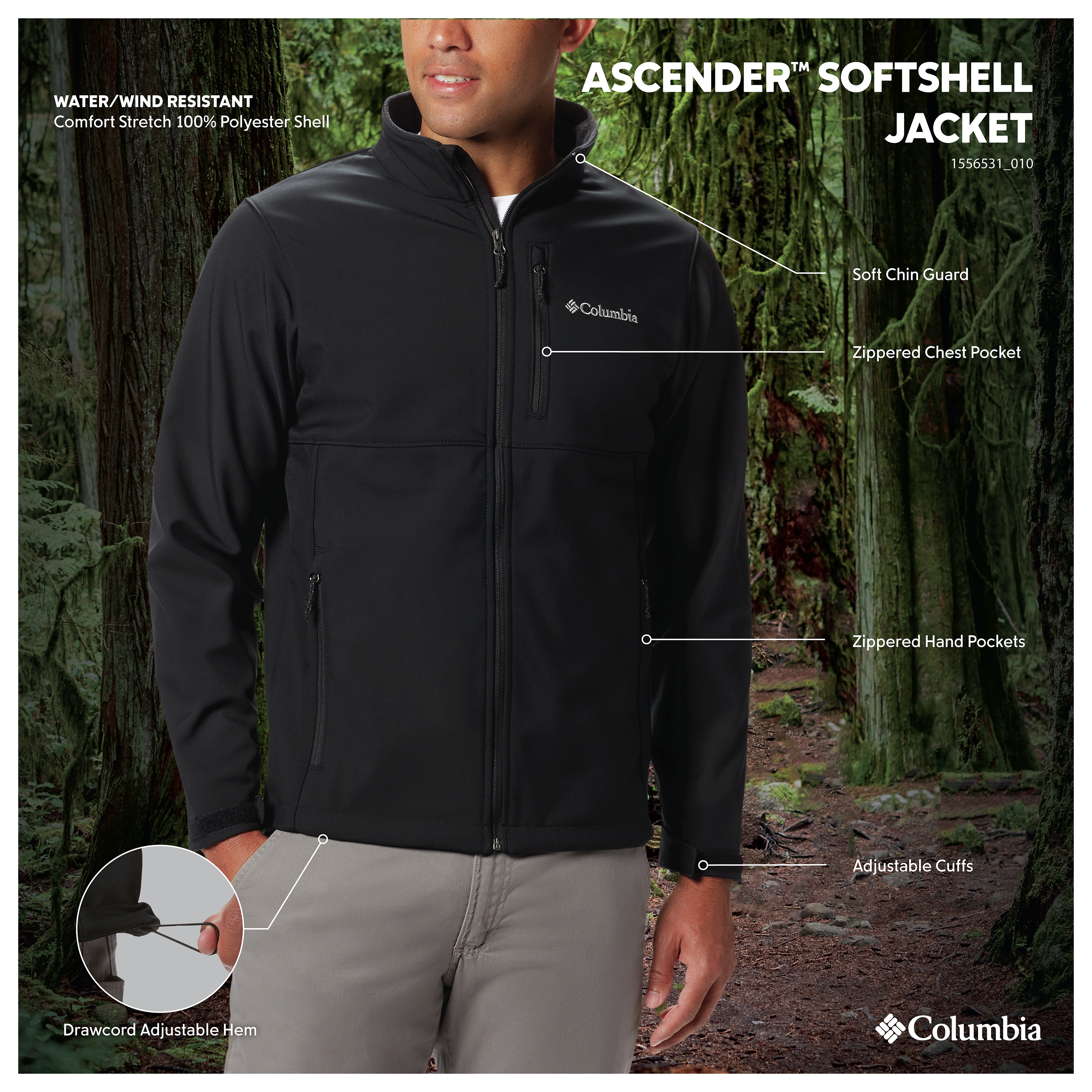 Ascender™ Softshell Wanderjacke für Männer | Columbia Sportswear