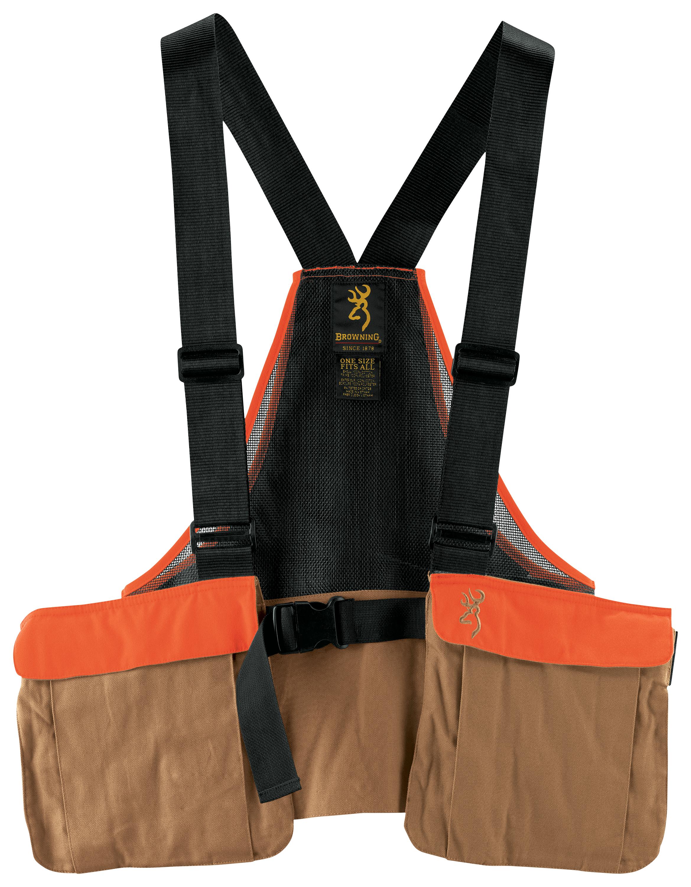 Browning Upland Canvas Strap Vest for Men 653969495532|