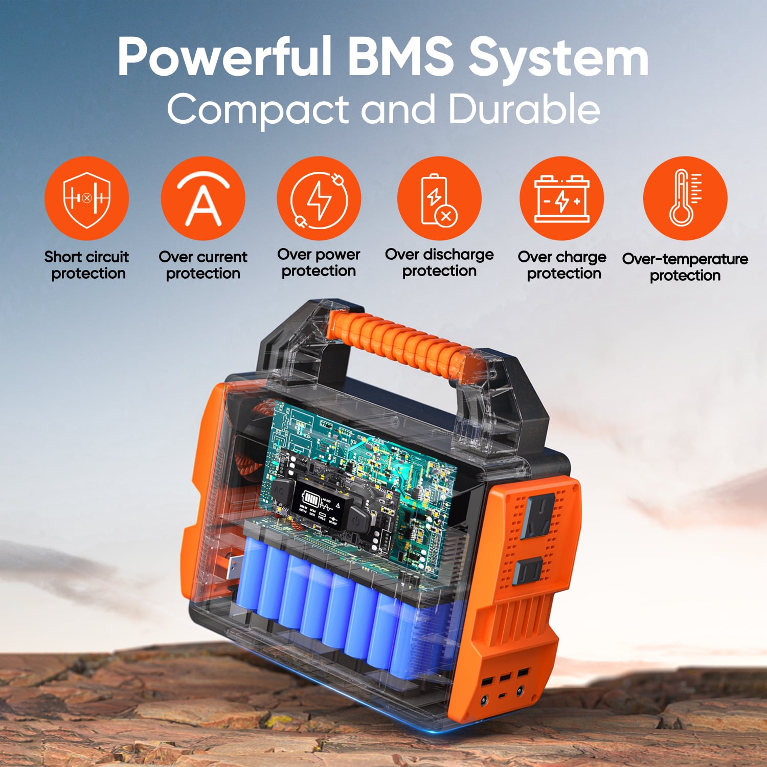 PryMAX M300 Portable Power Station 300W (Peak 600W), Solar Generator, Inverter