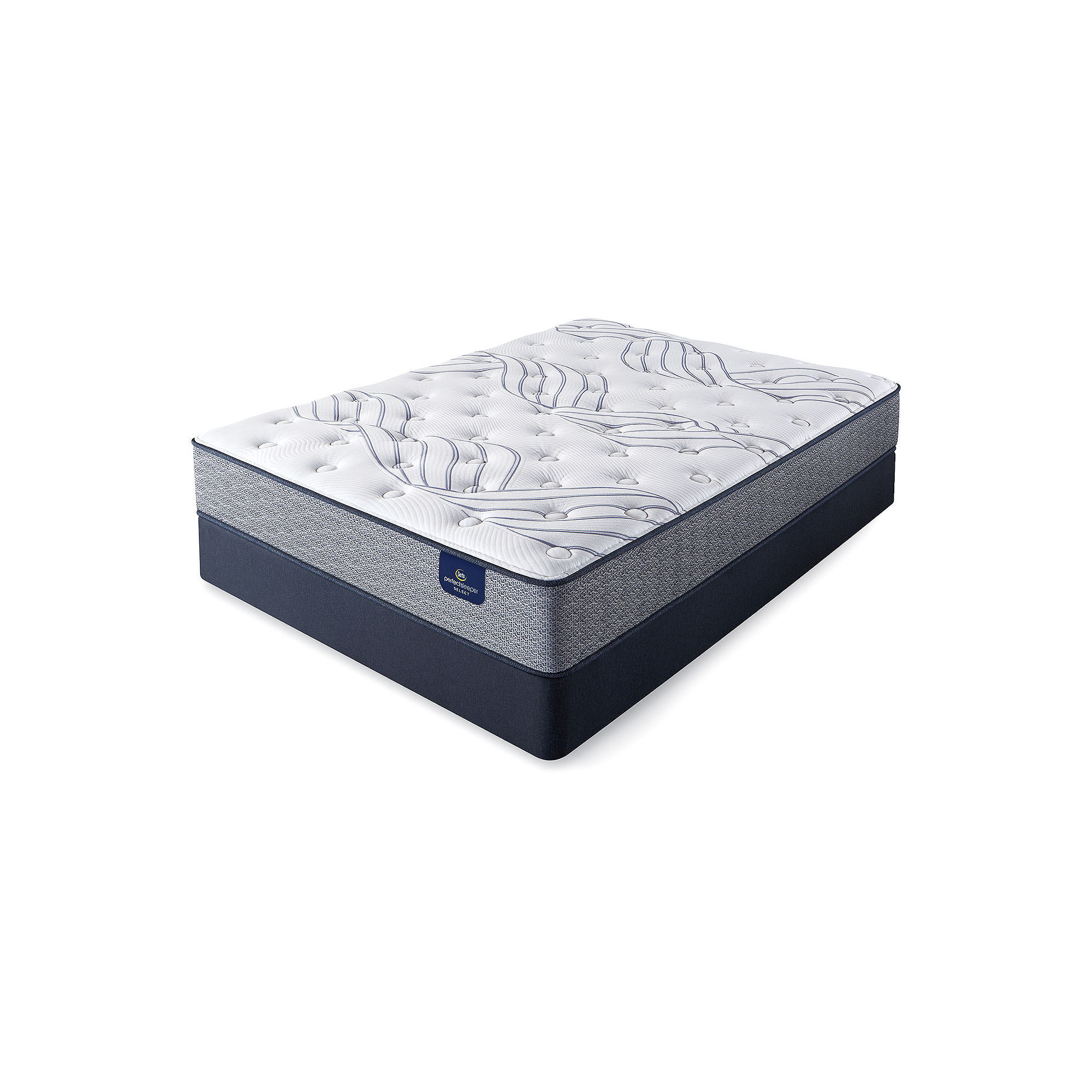 Serta Perfect Sleeper Elmcrest Plush - Mattress + Box Spring