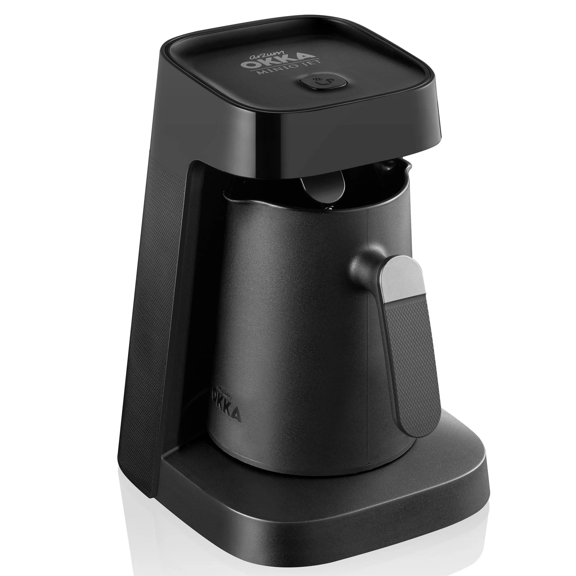 Arzum Okka OK0017-KUL Jet Automatic Turkish Coffee Maker, Black/Chrome, 5 Cups