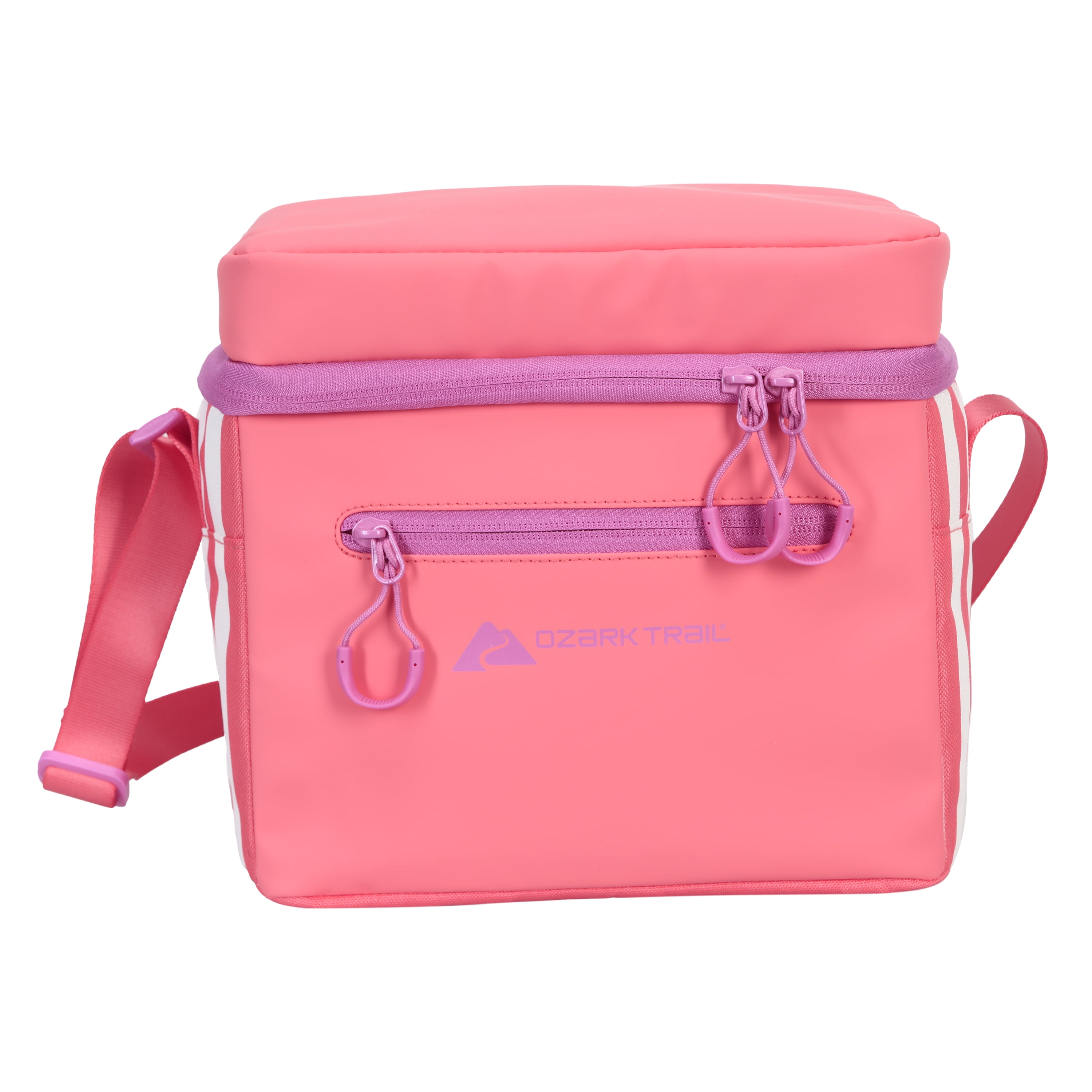 ぽん Ozark Trail OT-PU-6-GMCORAL Small Coated Soft Sided Cooler, 6-Can