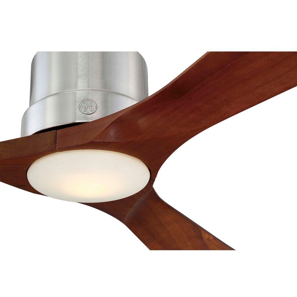 Ge 20338 Phantom 54 In Brushed Nickel Indoor Led Ceiling Fan Image Is Loading Ge 20338 Phantom 54 In Brushed Nickel Indoor