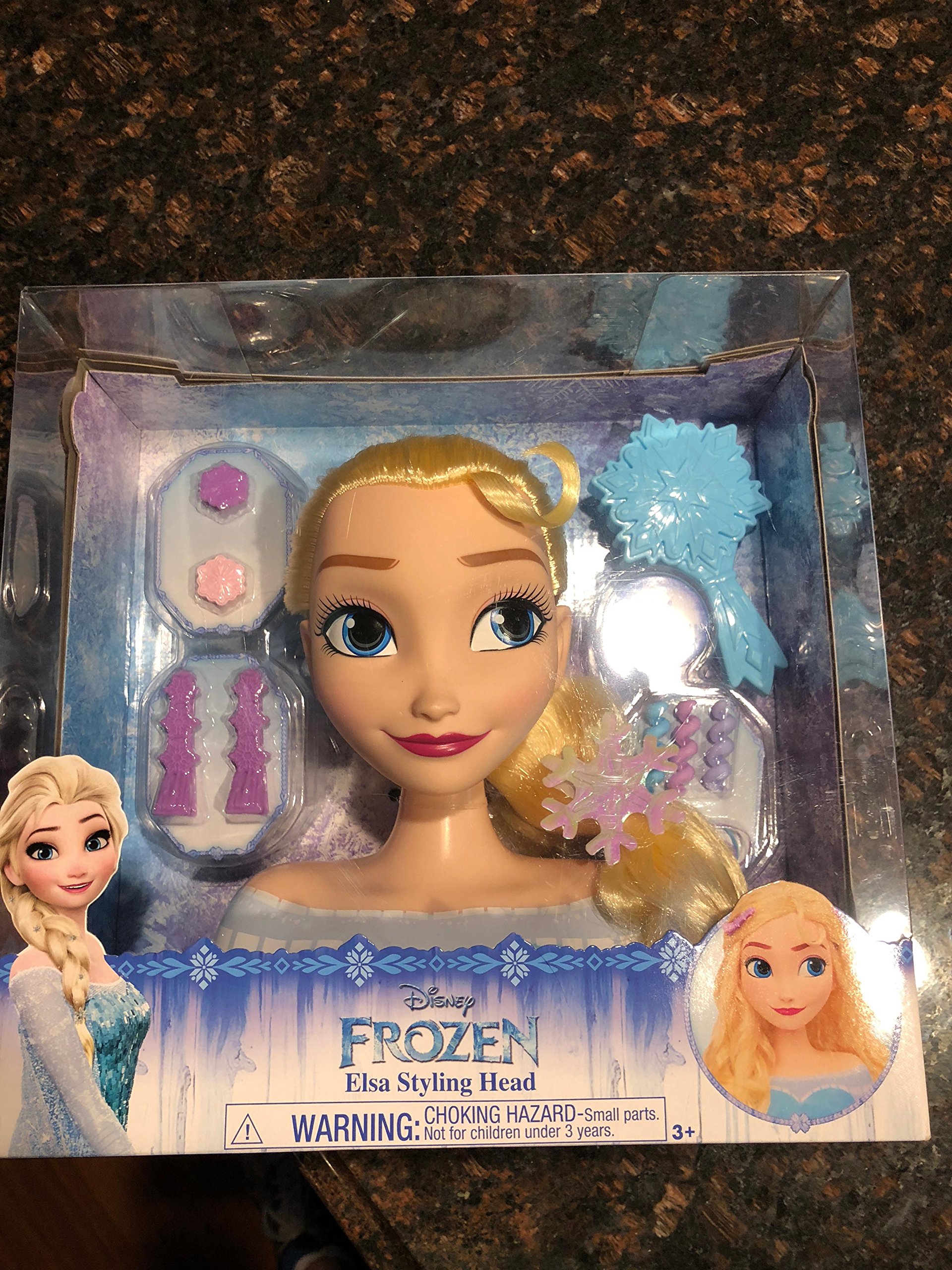 disney frozen deluxe elsa styling head