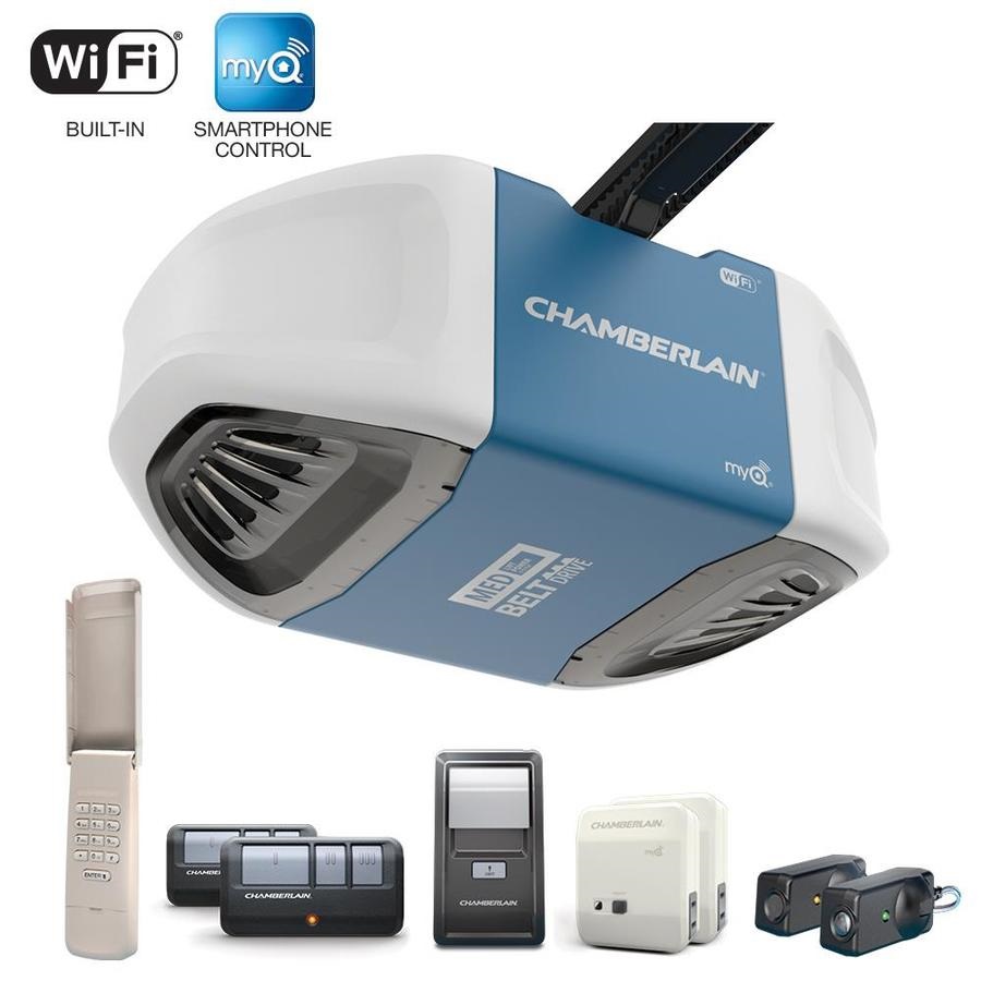 Chamberlain B552 0.5 HP Belt Drive Garage Door Opener with BuiltIn