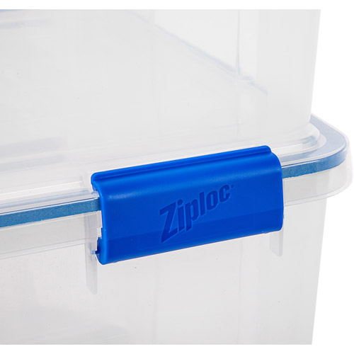 Ziploc WeatherShield 26.5 and 44 Quart Storage Box, 4 Pack, Clear eBay